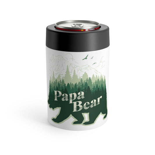 Papa Bear Insulated Can Holder Fathers Day Insulated Koozie Can Holder Papa Bear