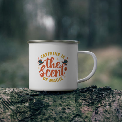 Caffeine Is The Scent of Magic - Enamel 12 oz Mug