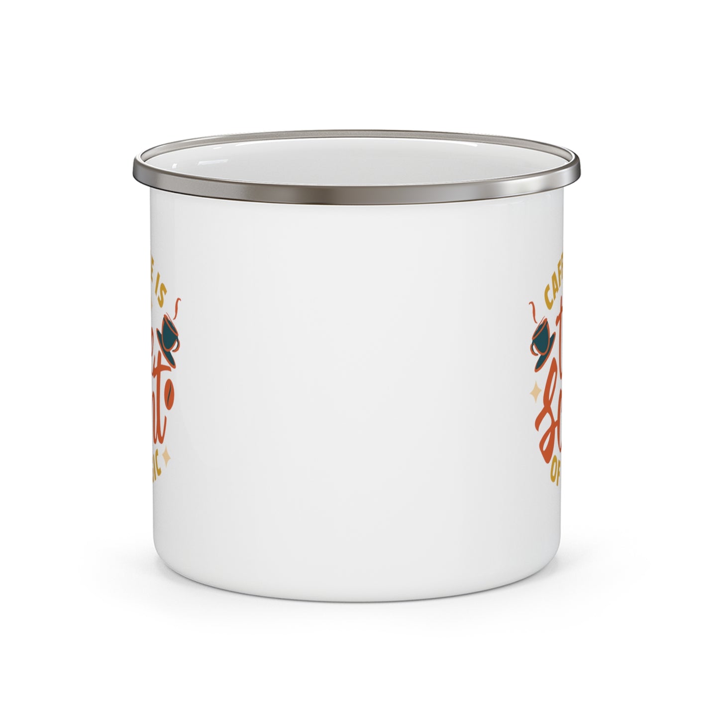 Caffeine Is The Scent of Magic - Enamel 12 oz Mug