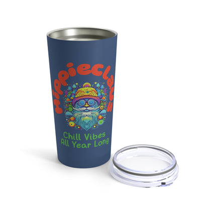 Hippie Claus - Insulated 20 oz.  Travel Mug - Blue