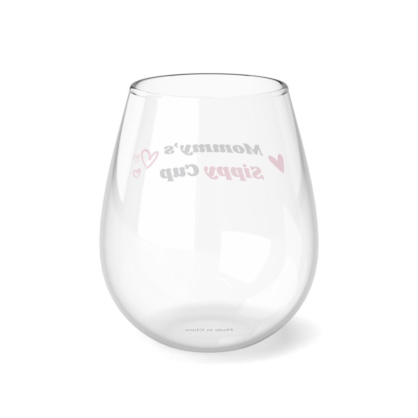 Stemless Wine Glass Mommy Wine Glass Stemless Glass