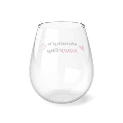 Stemless Wine Glass Mommy Wine Glass Stemless Glass