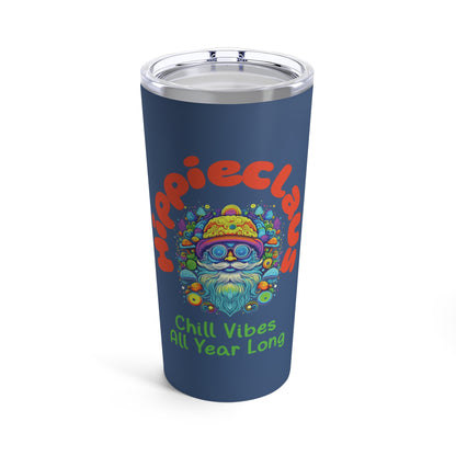 Hippie Claus - Insulated 20 oz.  Travel Mug - Blue