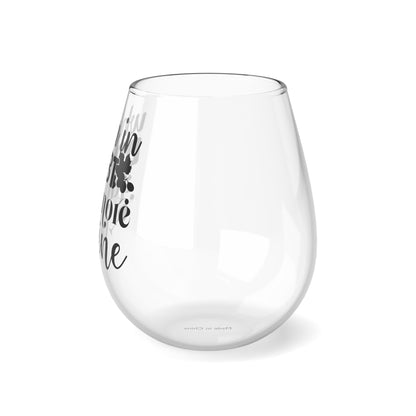 Stemless Wine Glass, When In Doubt Add More Wine, Glass, 11.75oz Stemless, Funny Quote Wine Glass