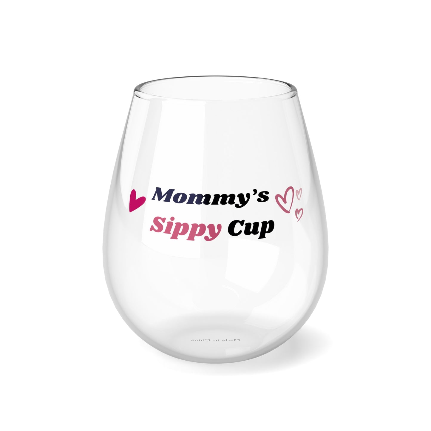 Stemless Wine Glass Mommy Wine Glass Stemless Glass