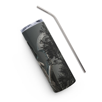 Female Grim Reaper - Stainless Steel 20oz Skinny Tumbler