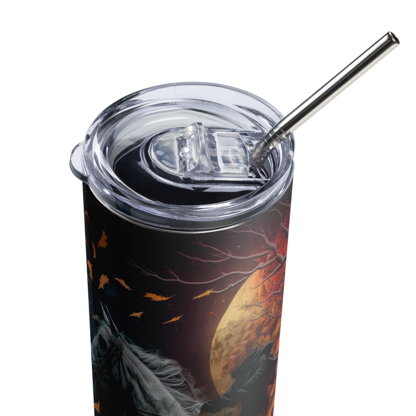 Headless Horseman - Halloween - Stainless Steel 20oz. Skinny Tumbler