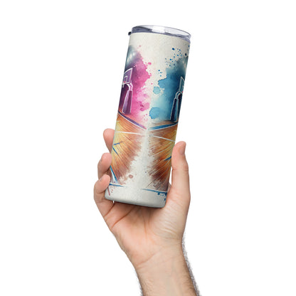 Basketball Cheer Mom - 20oz Stainless Steel Tumbler