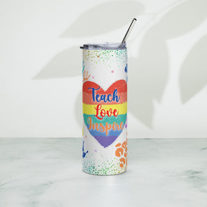 Teach Love Inspire - 20oz Stainless steel tumbler