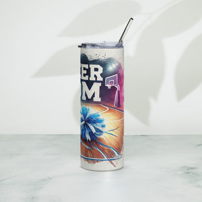 Basketball Cheer Mom - 20oz Stainless Steel Tumbler