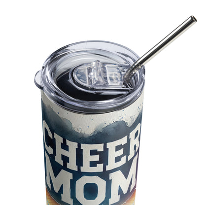 Basketball Cheer Mom - 20oz Stainless Steel Tumbler